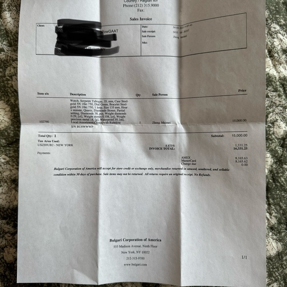 Bvlgari Serpenti Watch - Tubogas - under warranty . - Picture 7 of 7